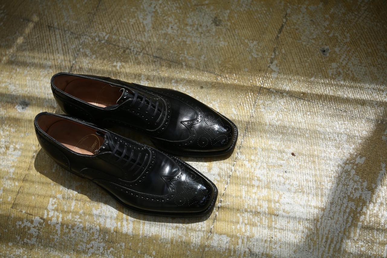 【Stefano Bemer】遺作  フルブローグ『Su Mizura』 ビスポーク  ブラック Size:39