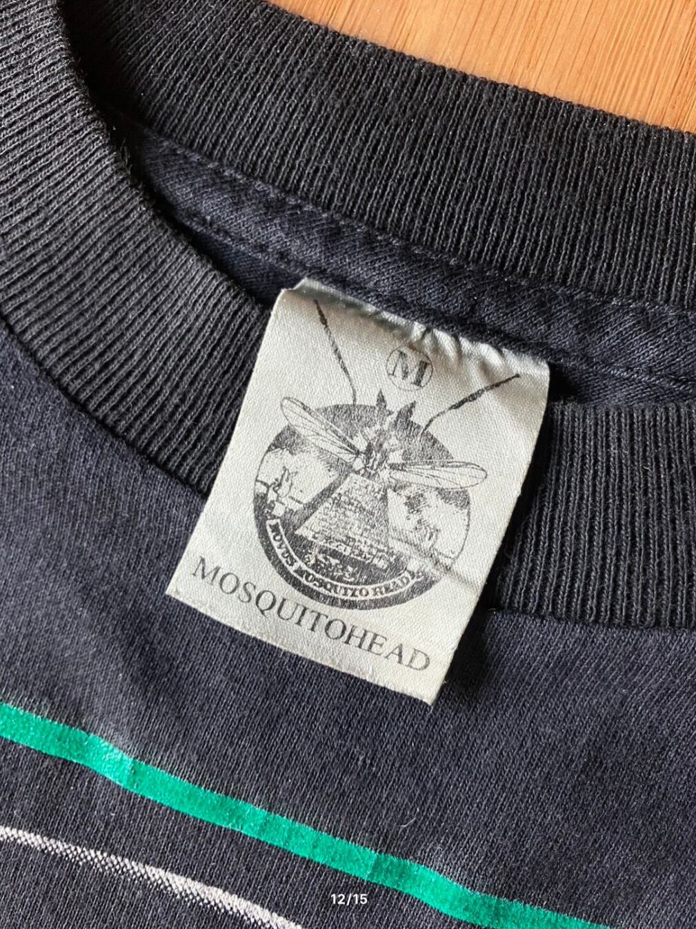 TVT58】90s MOSQUITHEAD モスキートヘッド 長袖Tシャツ ブラック