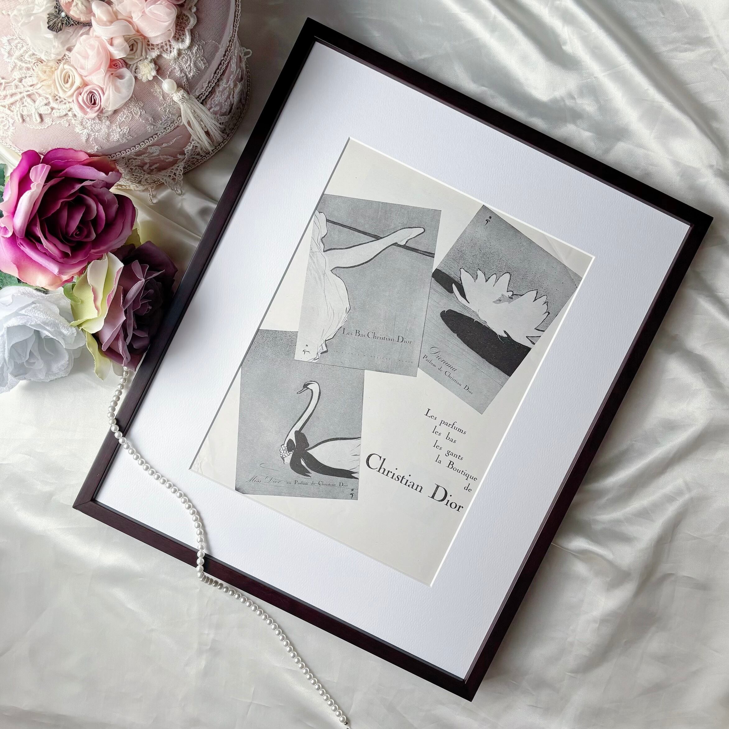 1952 広告＞Christian Dior Rene Gruau ディオール ルネ・グリュオ