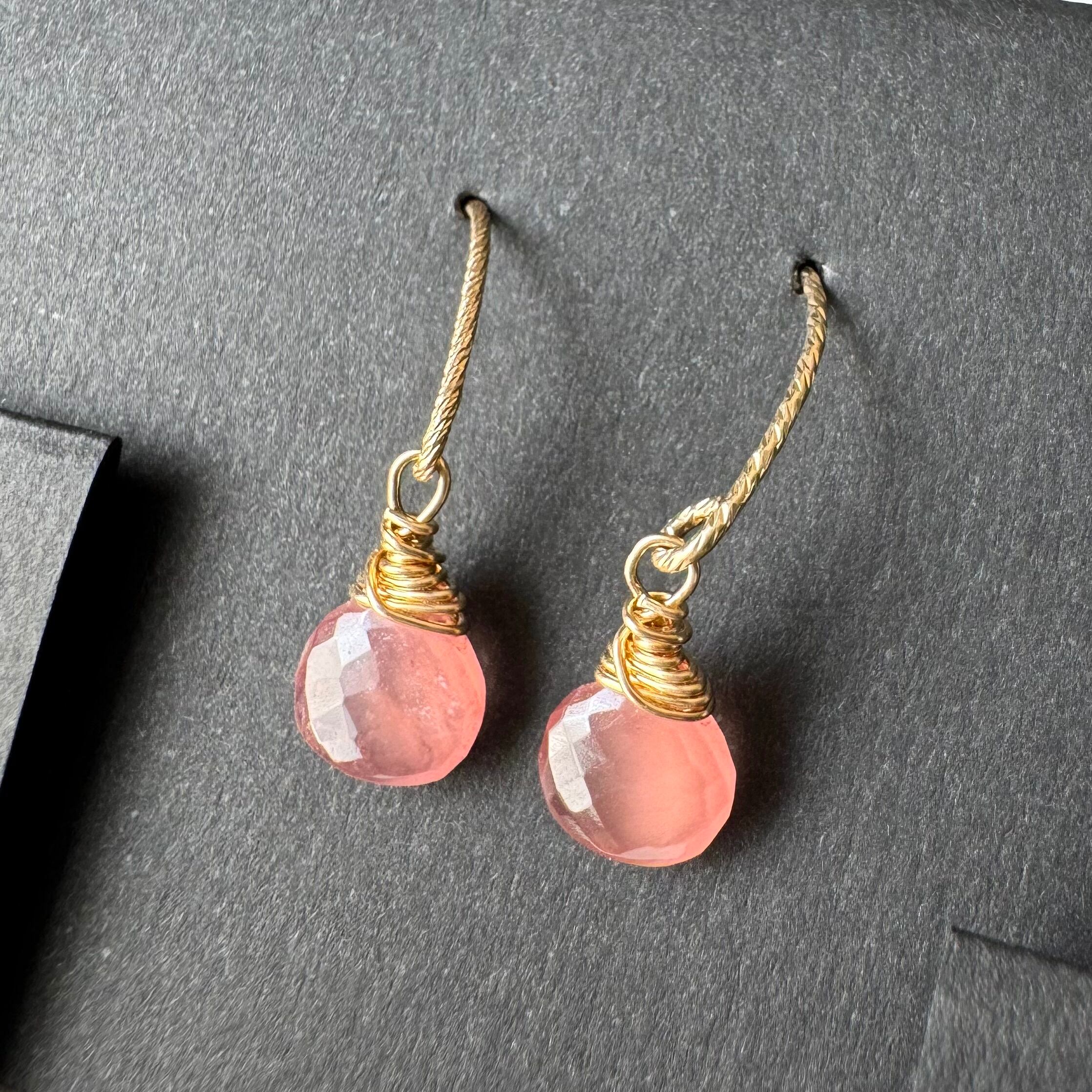 専用【A】高品質フォッシルコーラルとバンブルビージャスパーのピアス