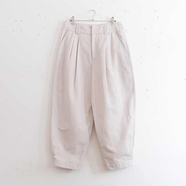 egg chino pants／cotton linen〈ivory〉