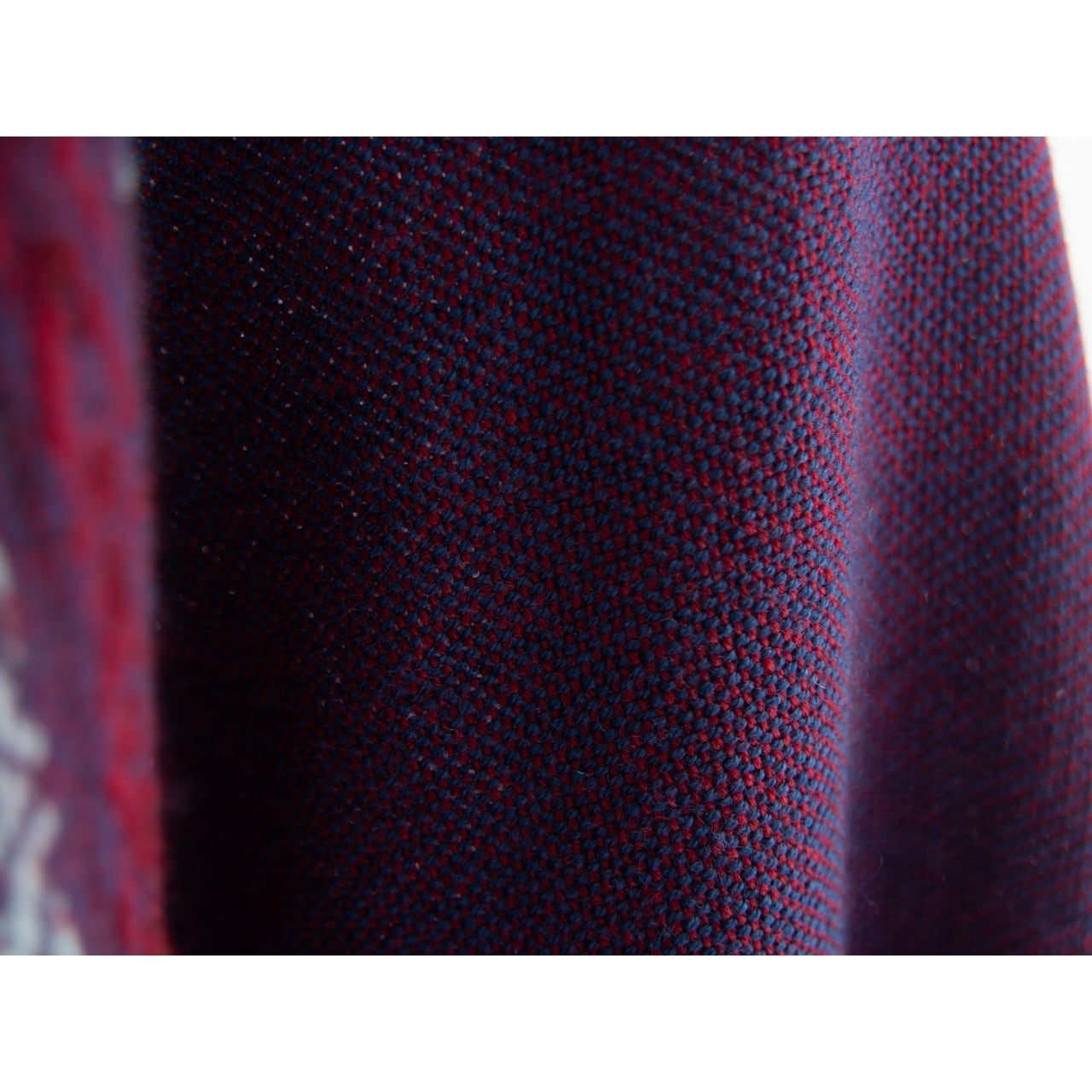 【The Spinning Wheel】Made in England 60-70's Handwoven Wool Cape（英国製 ハンドウーブン ウールケープ）