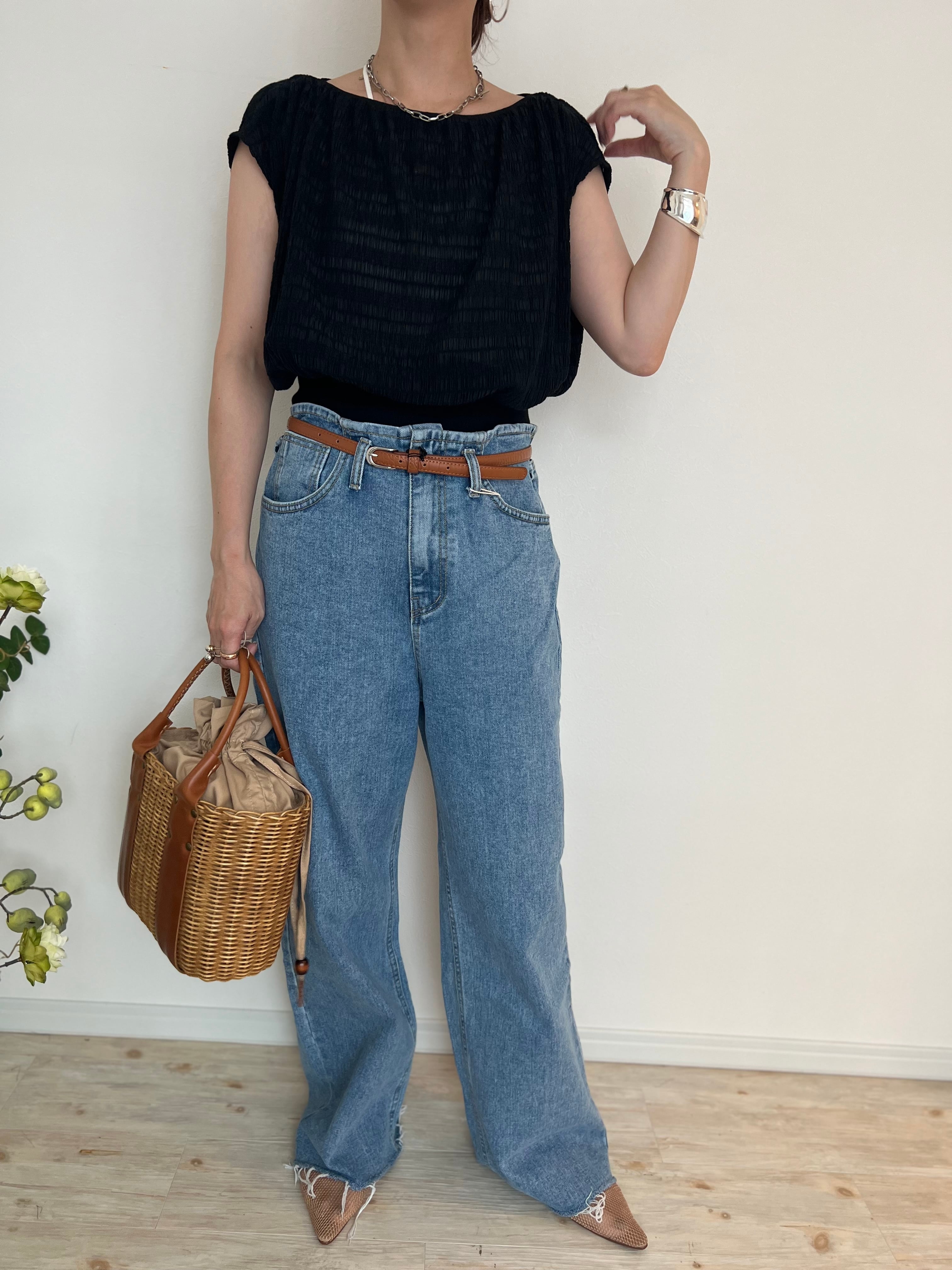 【DONEEYU/ヤマトドレス】フレンチスリーブショート丈プルオーバー