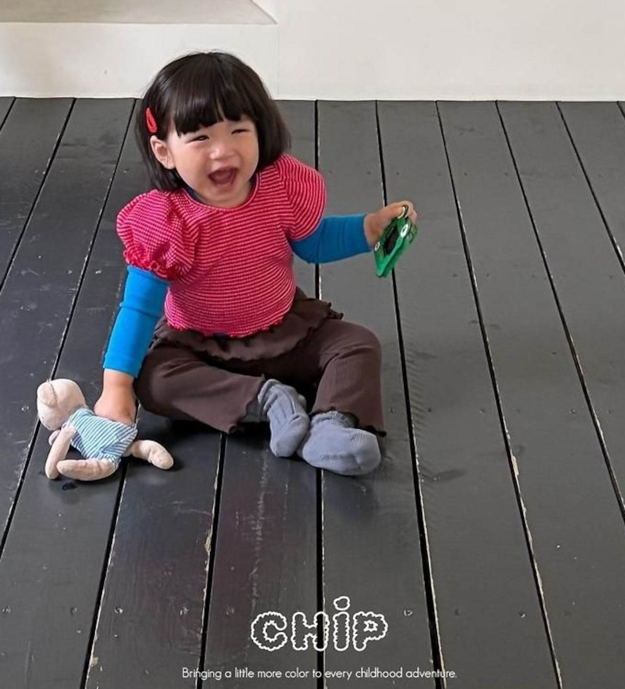 【取寄】CHIP クレヨンTシャツ|秋服|韓国子供服|26/AT
