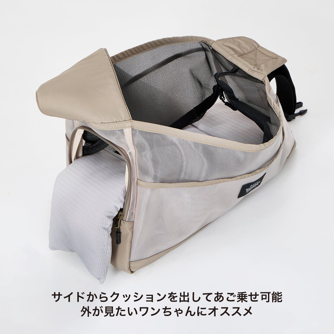 MANDARINE BROTHERS メッシュショルダーバッグ L ベージュ MESH SHOULDER BAG Lサイズ メッシュショルダーバッグ | MANDARINE