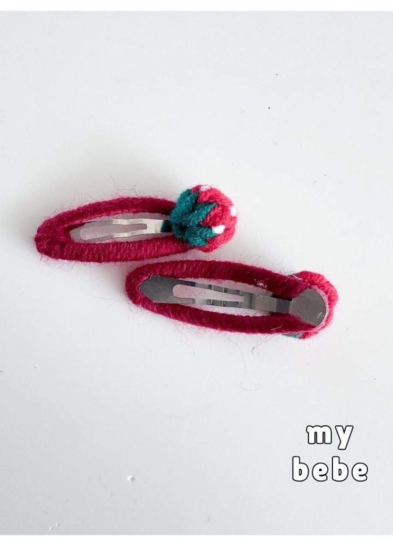韓国子供服 / 26winter / my bebe / ミニいちごピン(2個セット) / キッズ / 冬服 *FREE*