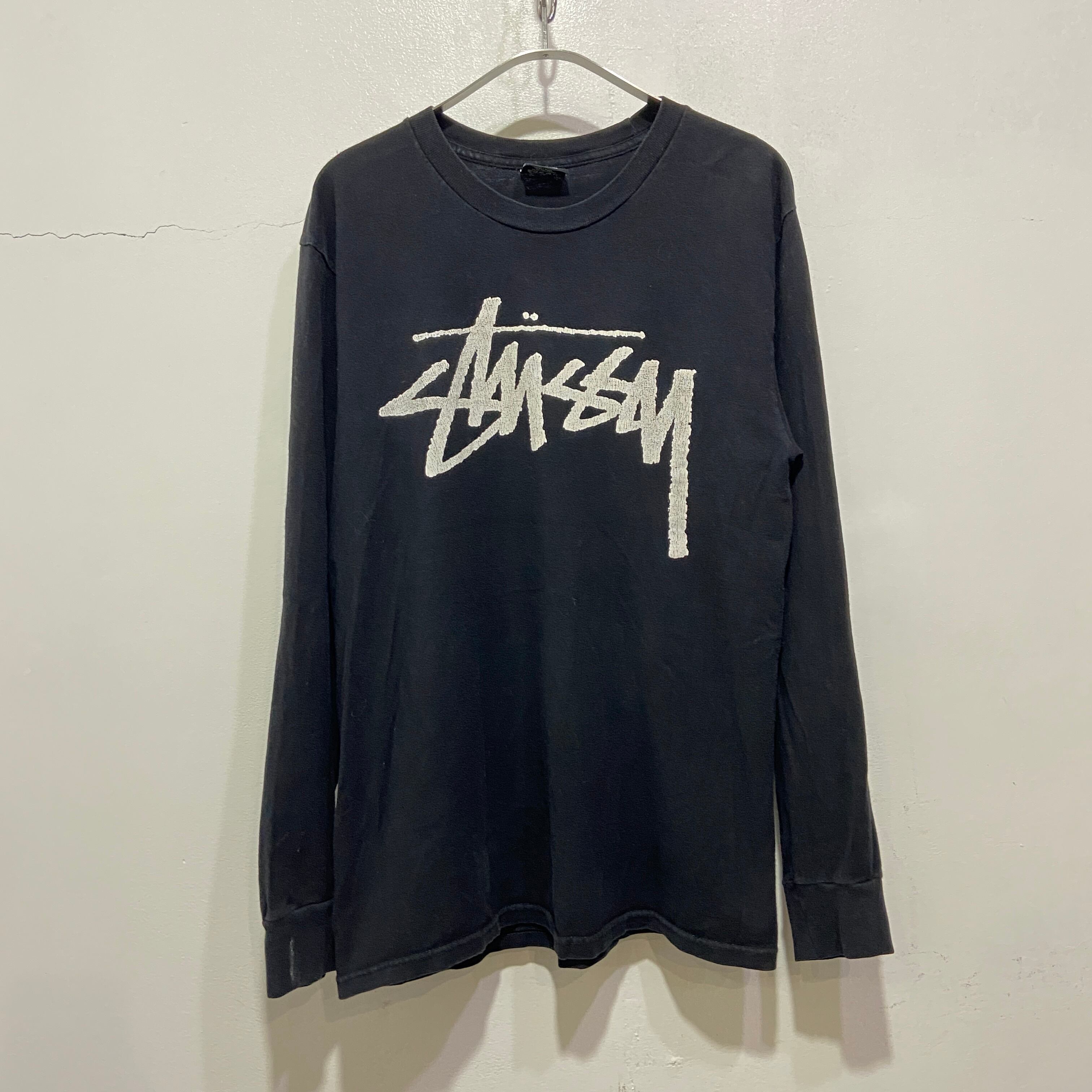 STUSSY ステューシー ロゴプリントロンT ショーンフォント STUSSY ステューシー ロゴプリントロンT ショーンフォント