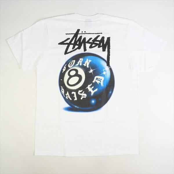 Size【L】 STUSSY ステューシー ×BORN X RAISED 23AW 8 BALL TEE White ...