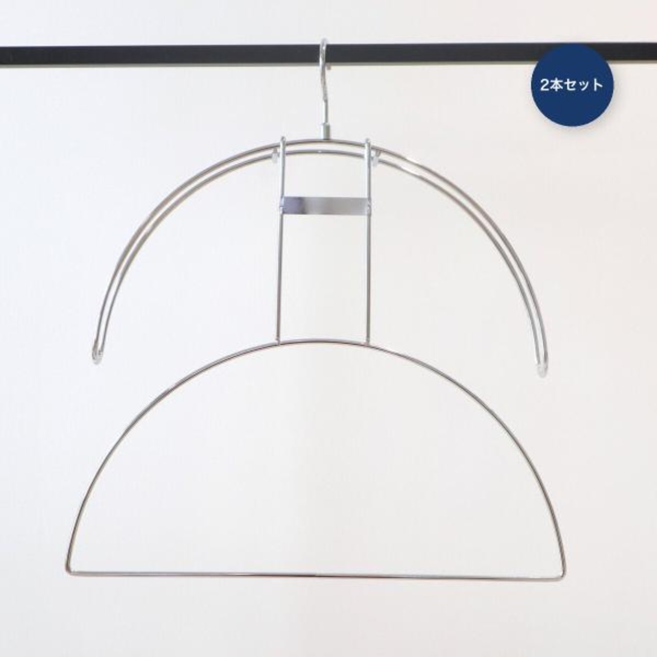 チャナカンパニー Balmy Hanger（バルミーハンガー） GHOST HANGER（ゴーストハンガー） 2本セット TP-GST01-42SLV