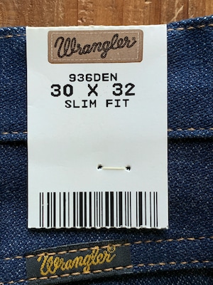 80's Wrangler 936DEN デニムパンツ DEADSTOCK 表記(30×32) USA製
