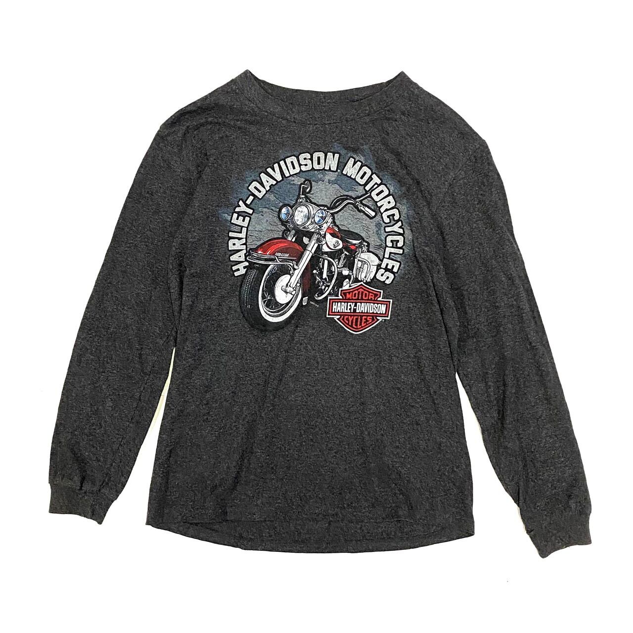 Harley-Davidson ハーレーダビッドソン 両面プリント ロングTシャツ