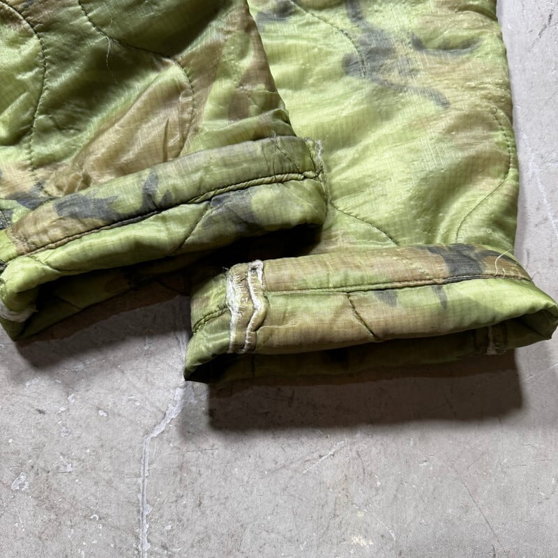 60's~ Unknown キルティングポンチョライナーカスタムファティーグ