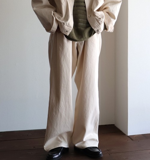 BAUTH “ Satin Painter Pants ( Ecro )”