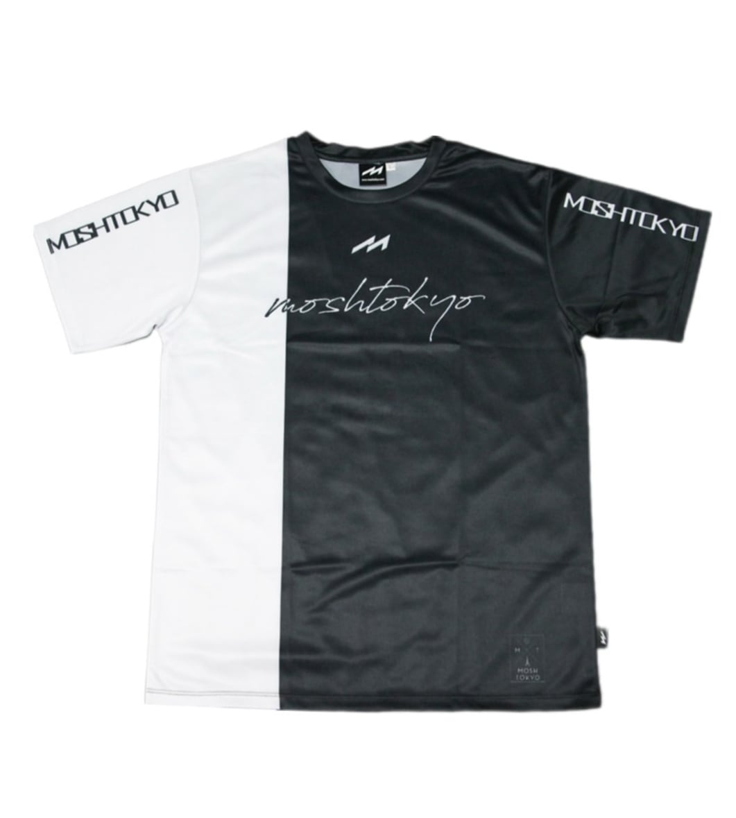 Two-tone Color Shirt(MHS-2505) BLACK ×WHITE