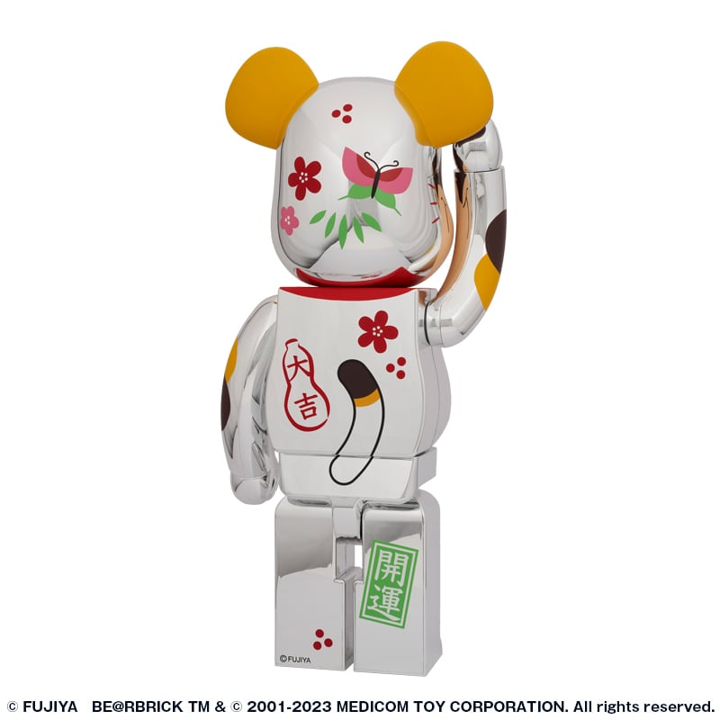 BE@RBRICK 招き猫 ペコちゃん 福 銀メッキ 1000% | familytown