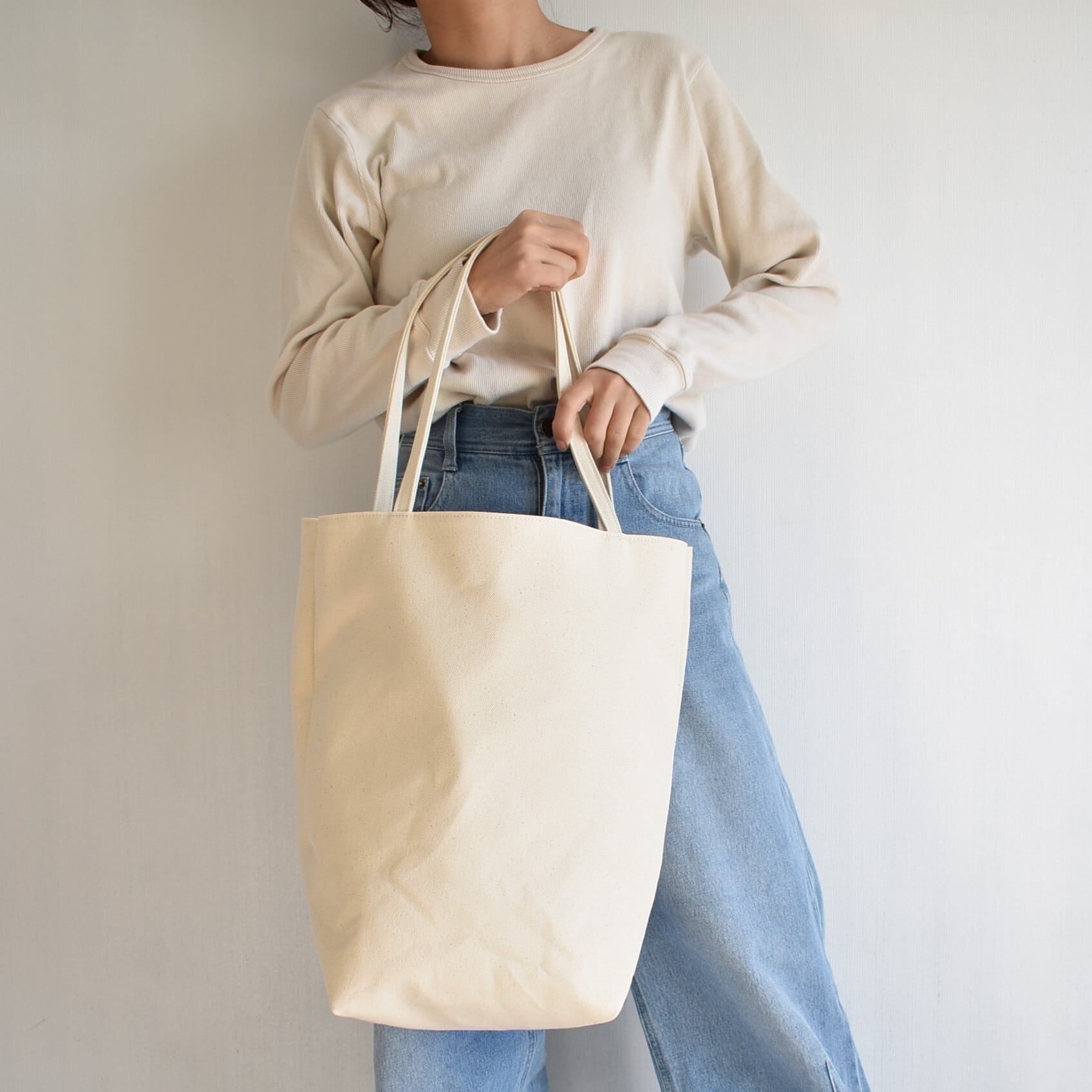 SKIP TOTE BAG （キナリ） | cherie aimer trip（シェリ エメ トリップ