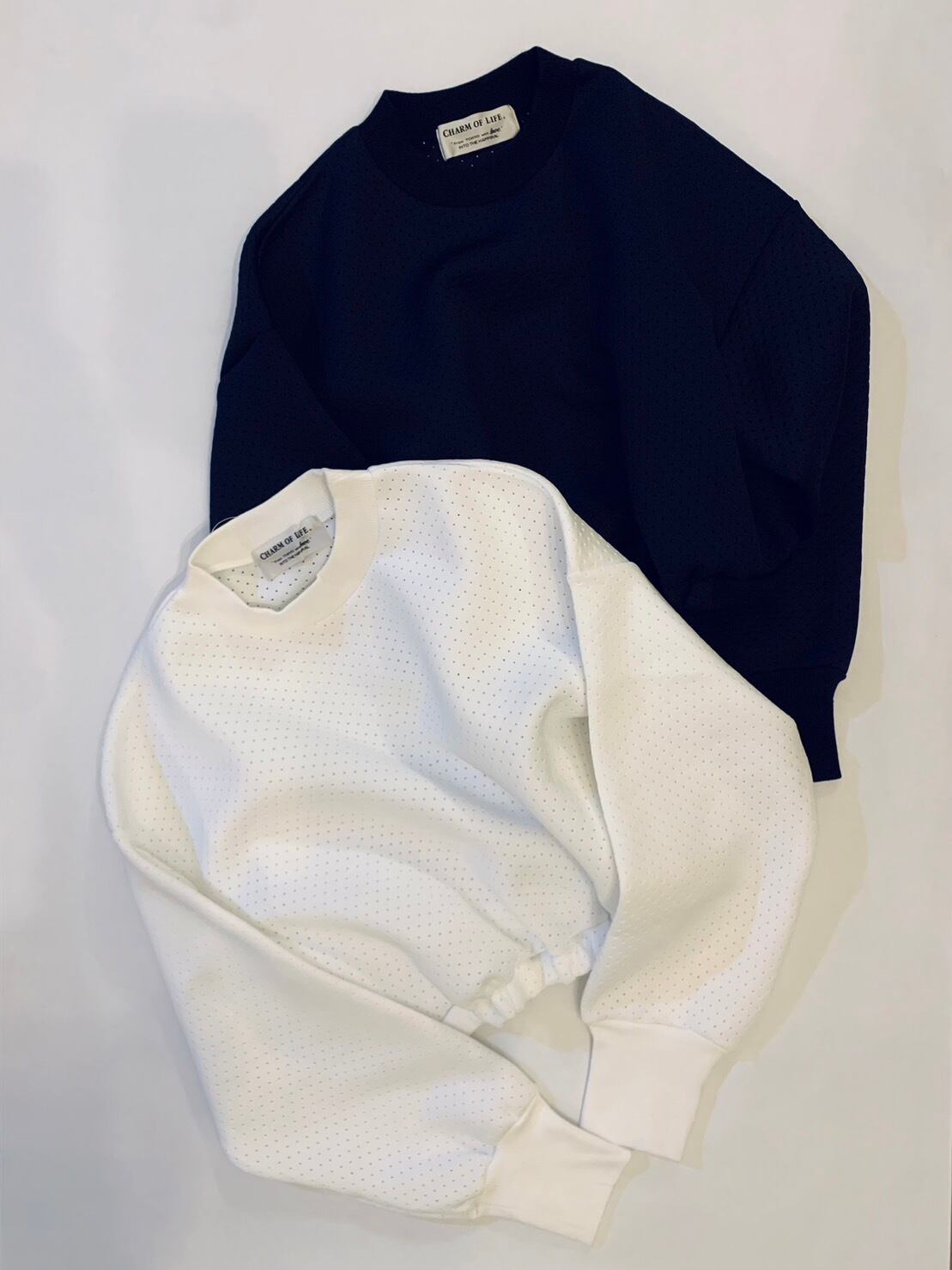 【日本製】パンチングダンボールクロップドTOPS