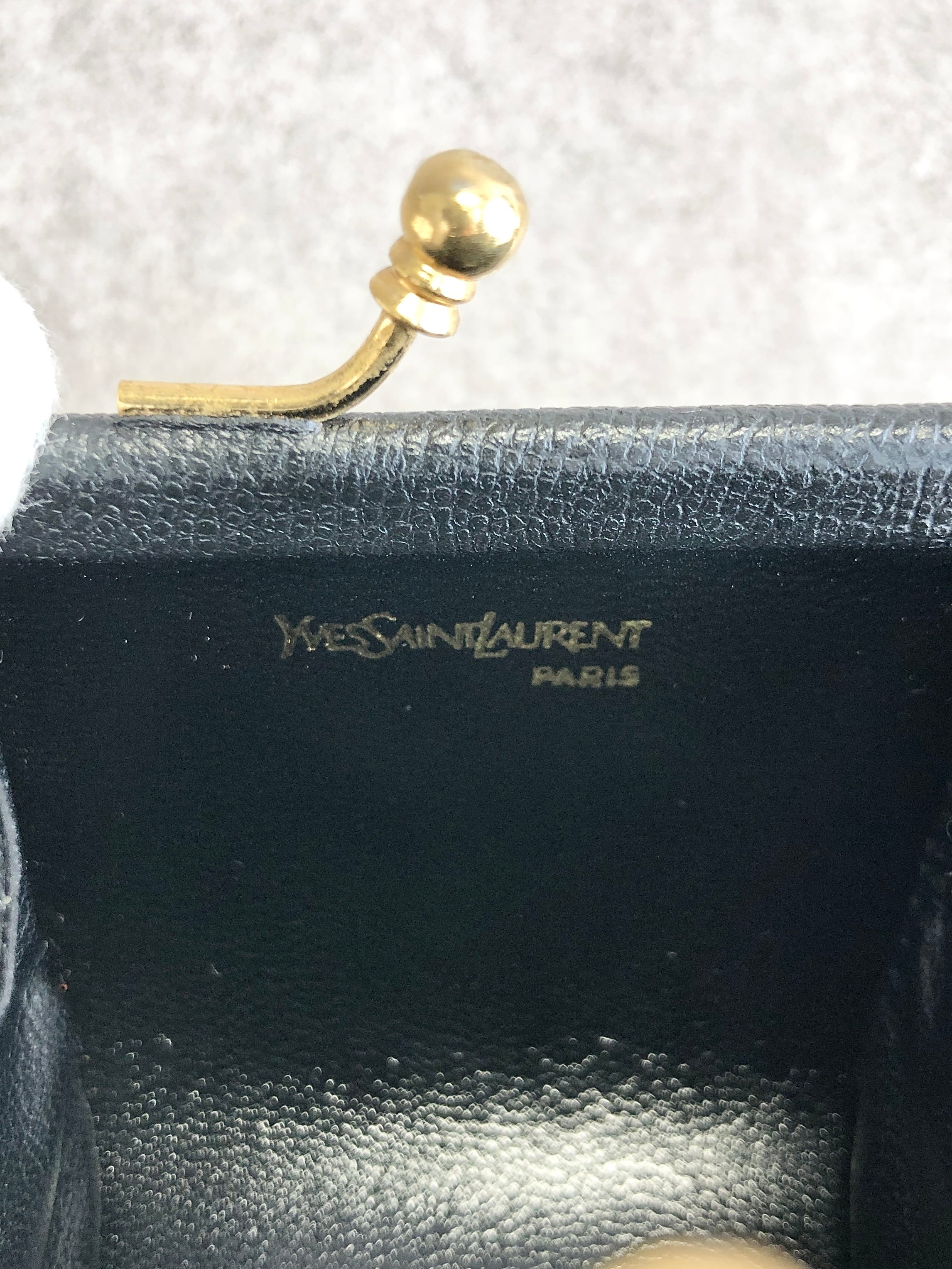 Yves Saint Laurent イヴ・サンローラン コインケース ブラック Yves Saint Laurent イヴ・サンローラン コインケース ブラック