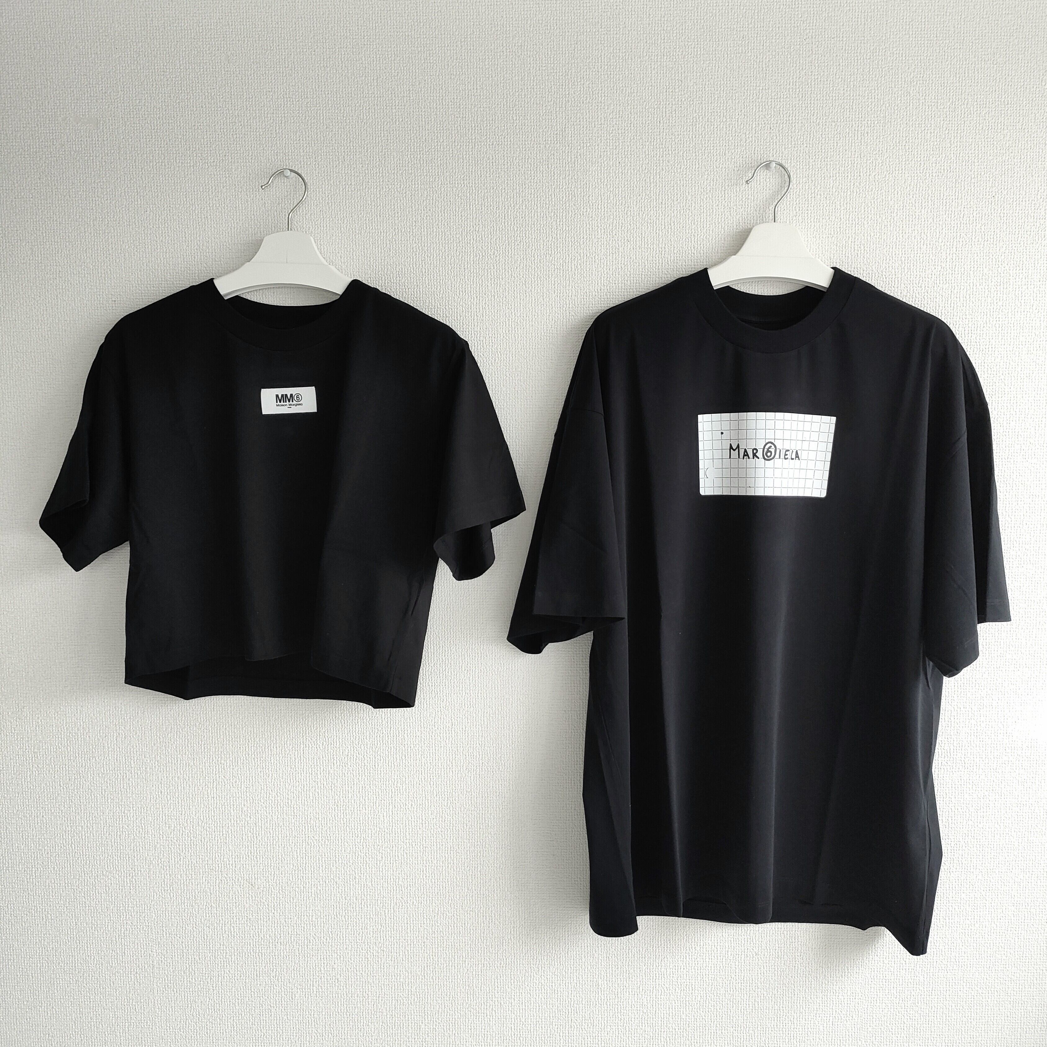 MM6 Maison Margiela】2022SS LOGO LABEL T-SHIRT (BLACK) | Zou Yilu