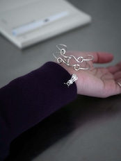 RITSUKO KARITA - Silver Hook Bangle :Silver|small article/スプリングホック/Silver925
