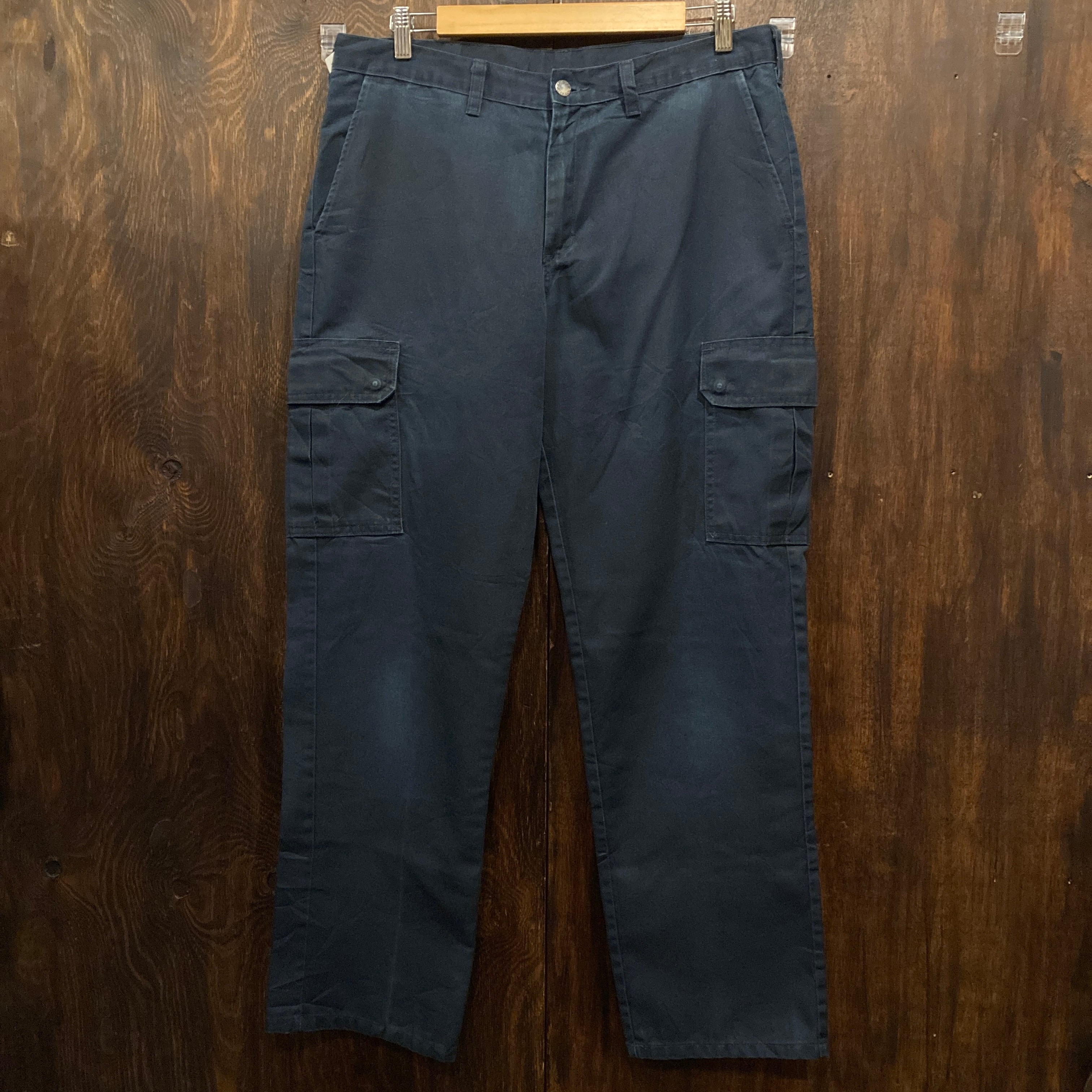 アメリカ古着 FLYING CROSS ワークパンツ スラックス 紺 チノパン