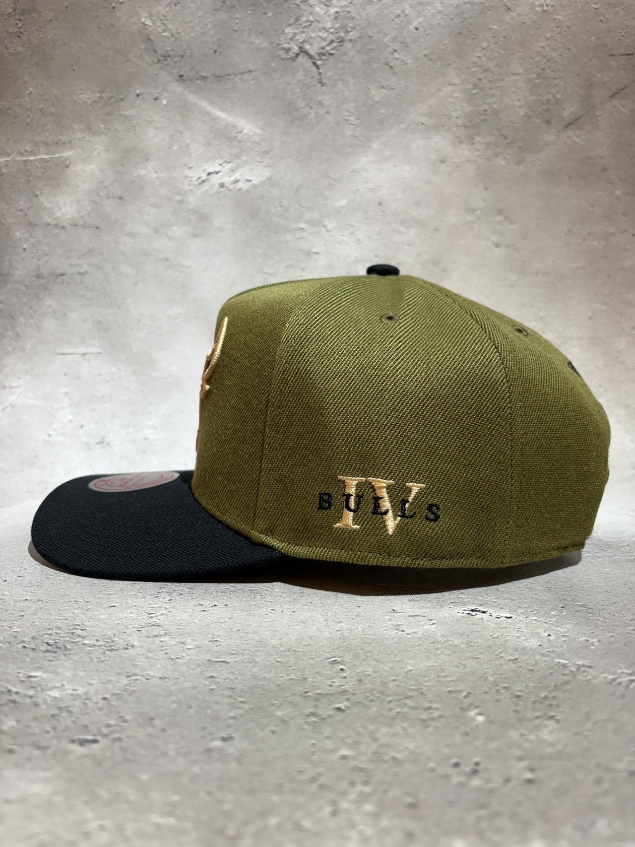 Mitchell＆Ness/ミッチェルアンドネス NBA シカゴ・ブルズ キャップ オリーブ