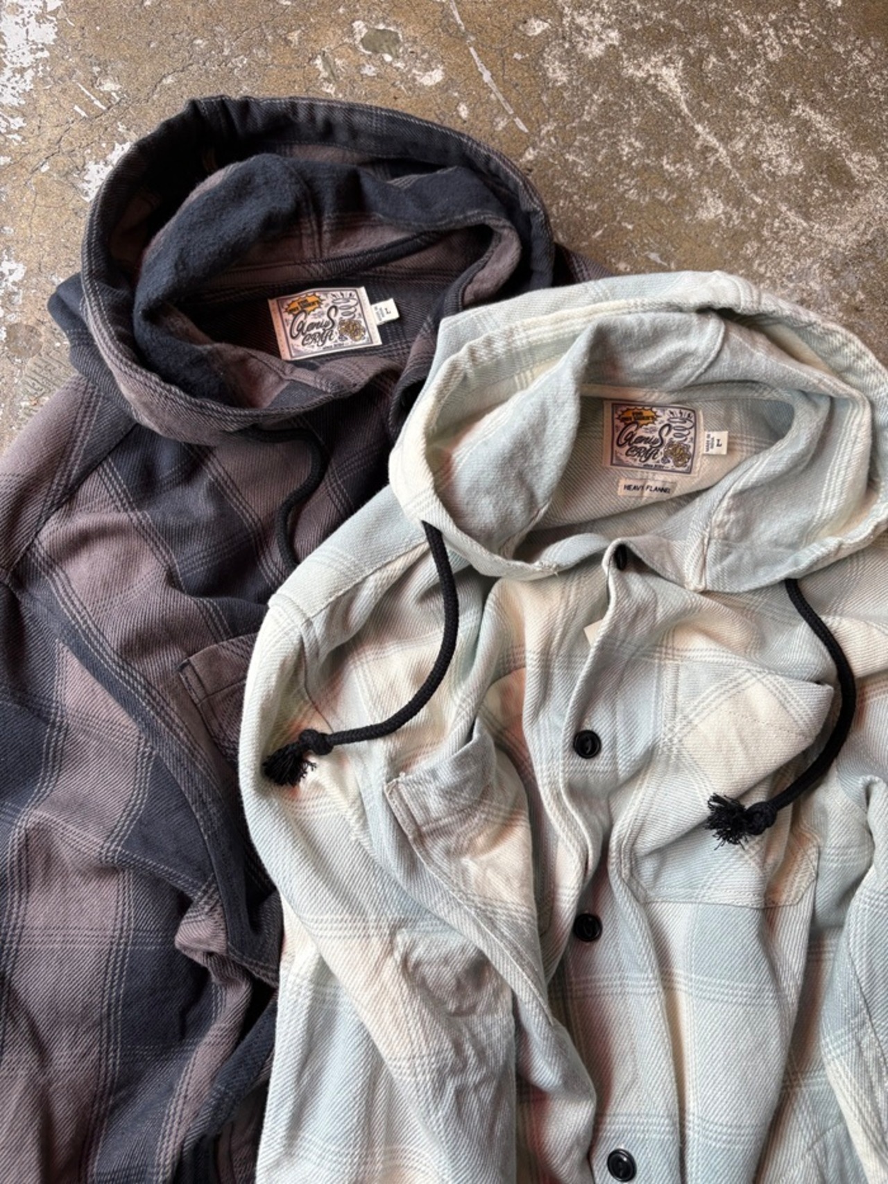 GENIUS CRAft / CHECK NEL HOODIE / シャツジャケット - 7