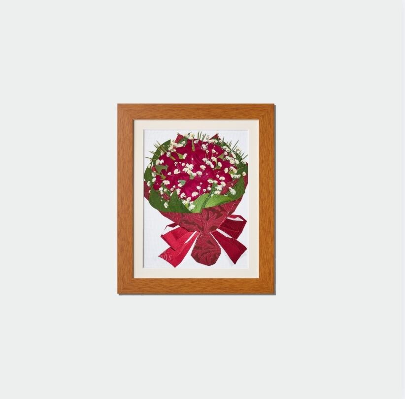 ウッドM メープル 『受注商品・押し花』プロポーズ