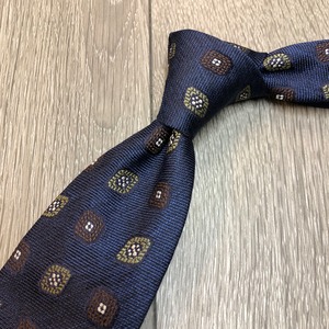 FRANCO BASSI Jacquard SILK TIE