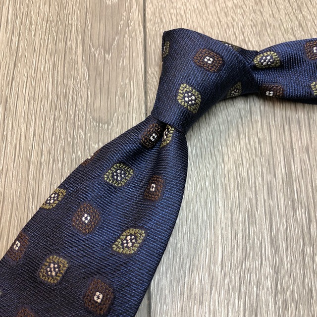 FRANCO BASSI Jacquard SILK TIE