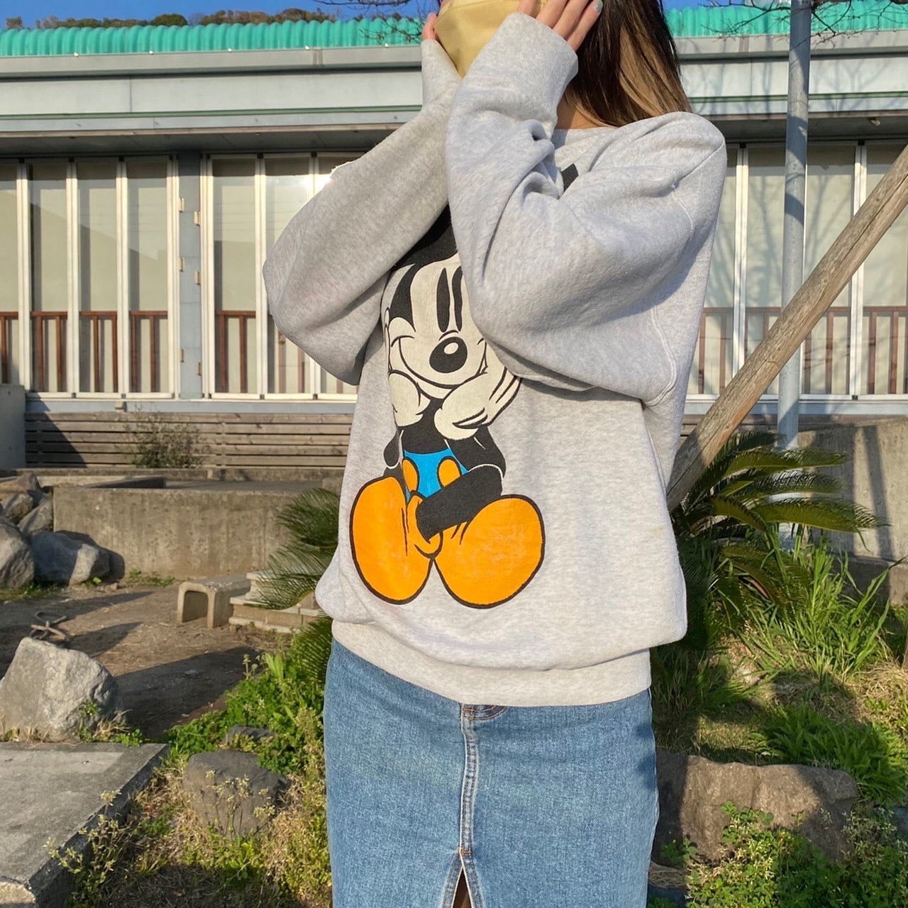 90s Disney スウェット ミッキー 青パンツ USA製 | SOTO HERITAGE