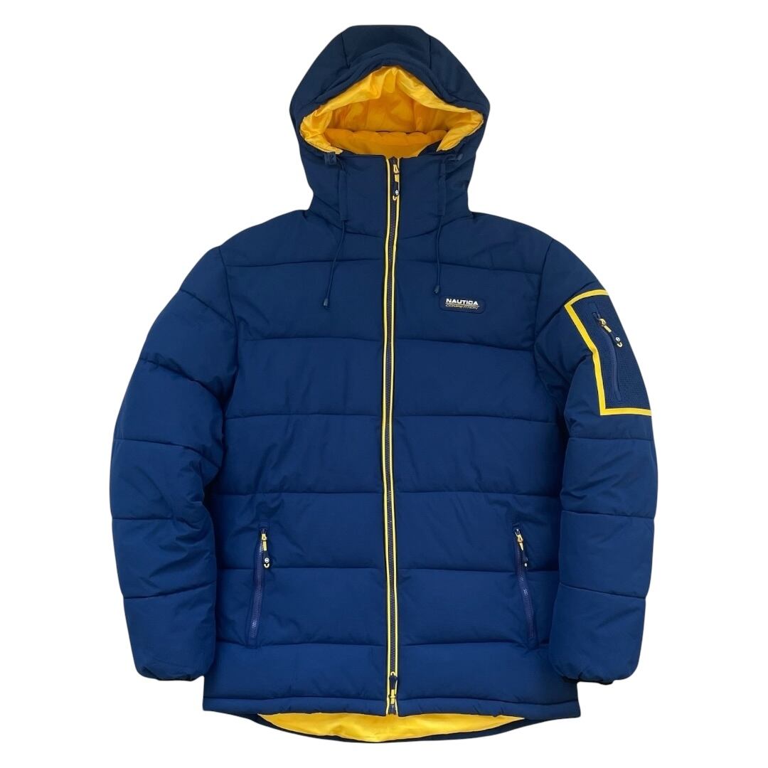 NAUTICA ノーティカ フーデッド パデッド ジャケット Mサイズ