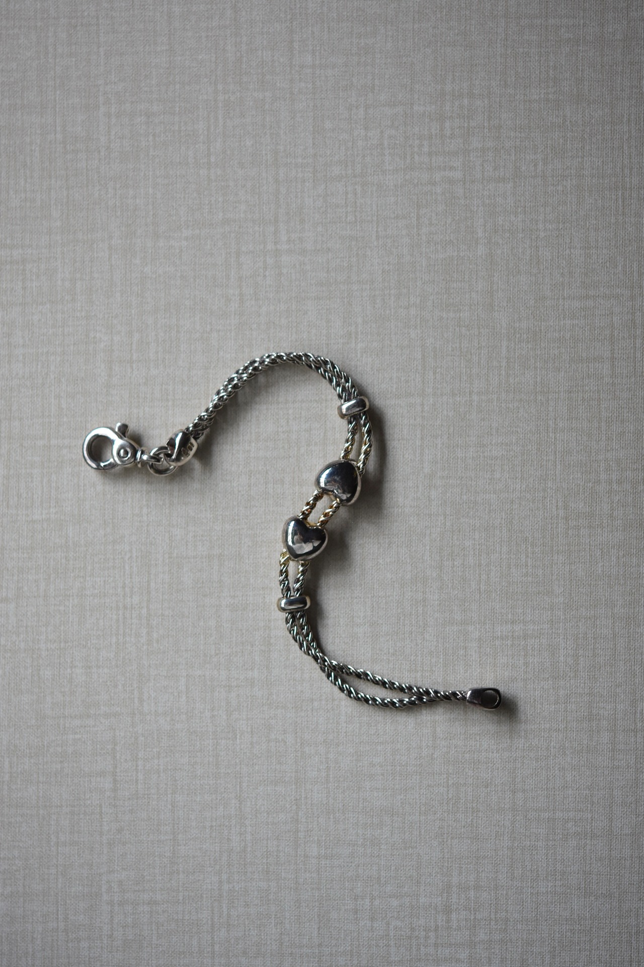 IORI／"Tiffany & Co." bracelet／Double rope Heart