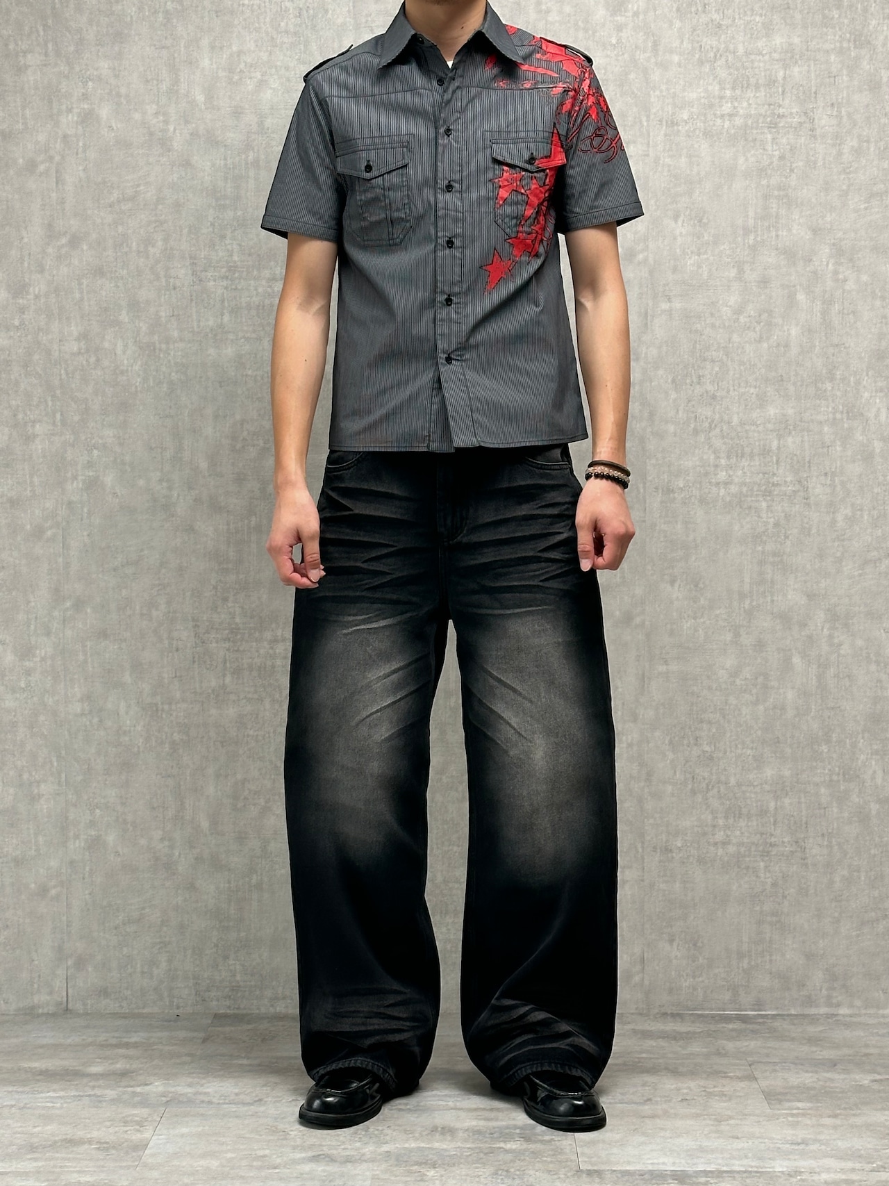Shadow Fade Loose Fit Denim