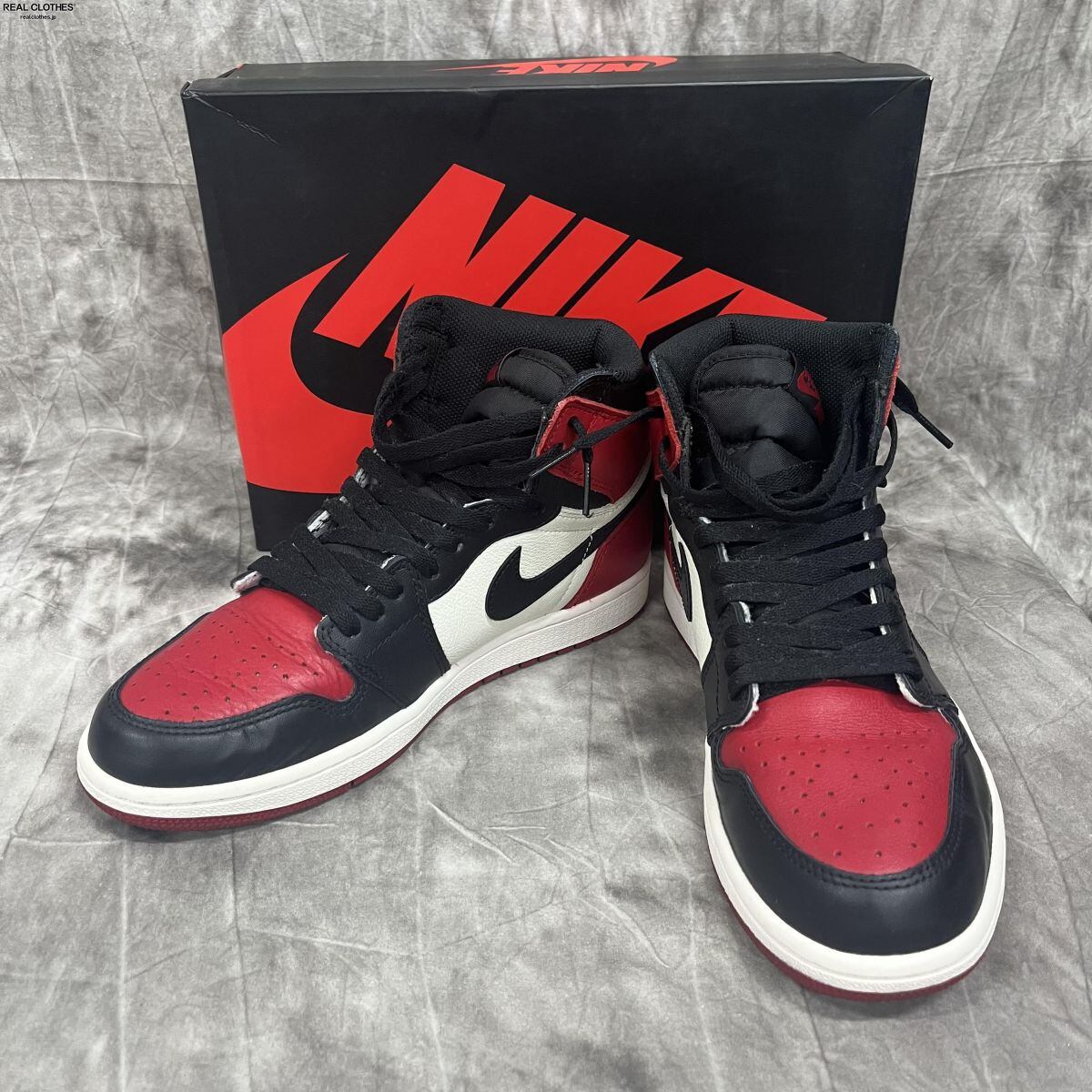 NIKE/ナイキ AIR JORDAN 1 RETRO HI OG BRED TOE/エアジョーダン1 ...