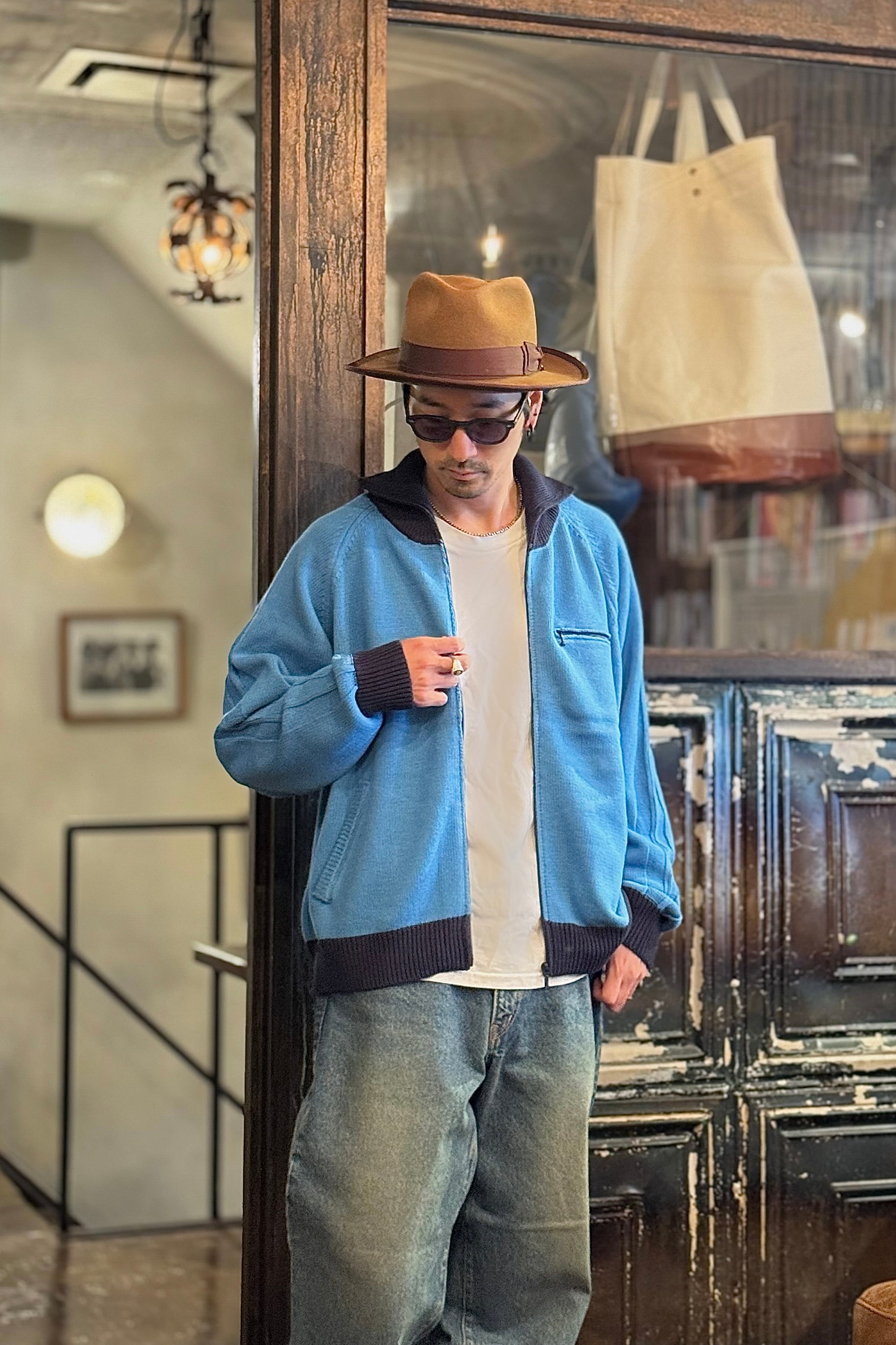 ANACHRONORD アナクロノーム　ドライバーズニット ANACHRONORM (アナクロノーム) INITIAL DRIVERS KNIT / イニシャル