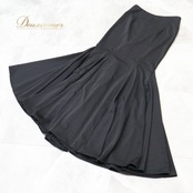 フラメンコ 衣装 ファルダ スカート 黒 無地 アルマフラメンカ レッスン 練習着 ブラック系 スカート フレア ダンス衣装 パーティー シーマス ステージ パフォーマンス フラメンコレッスン しっかり生地 レッスン用 おしゃれ エレガント コンサート用