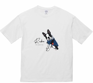 【うちの子グッズ】 Tシャツ 　印刷前面　ビッグシルエットTシャツ