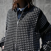 YASHIKI / GANKO別注 Shinsetsu Drivers Knit レディース着用コーディネート