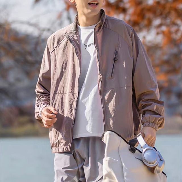 スタンドジップナイロンジャケット R00080