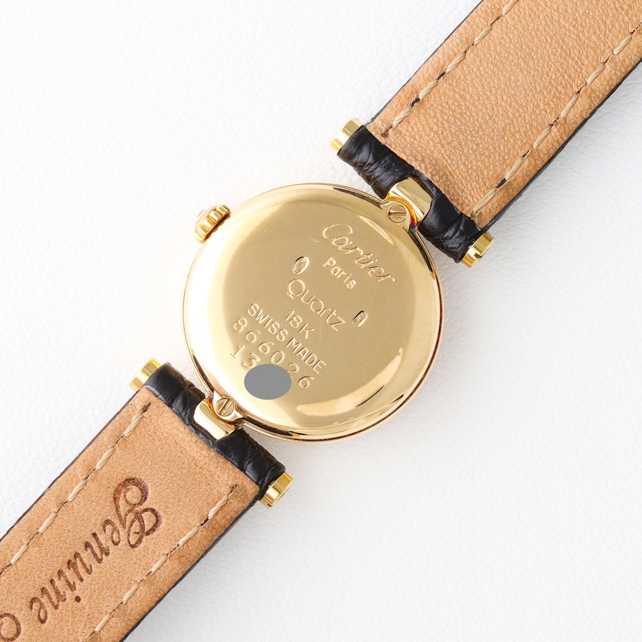 カルティエ ミニ ヴァンドーム 金無垢 2P 純正ダイヤモンド