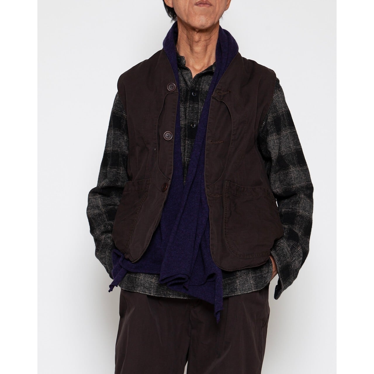 CORONA UTILITY コロナユーティリティ　GAME VEST THE CORONA UTILITY / GAME VEST Combed Yarn Gabardine w/BIO-WASH