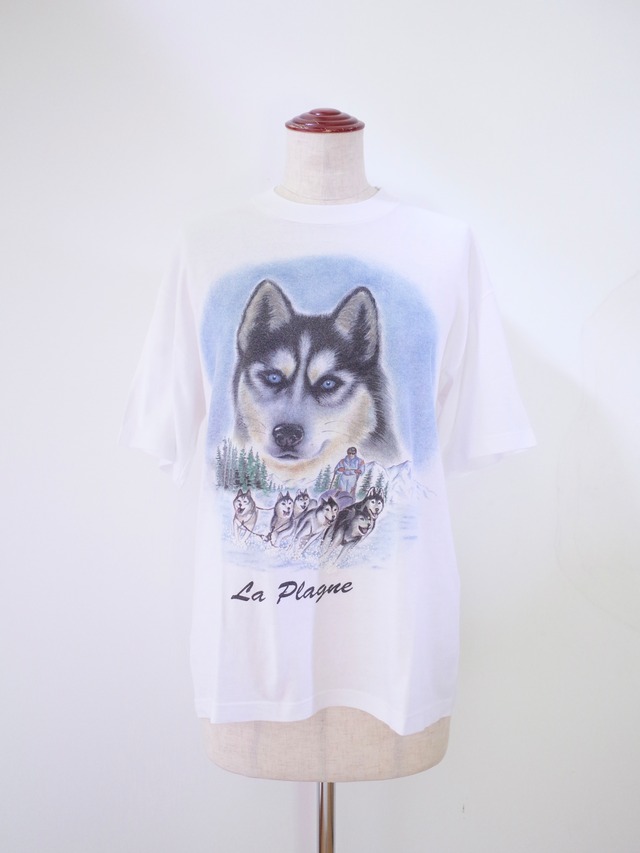 90s La Plagne Husky T-Shirt