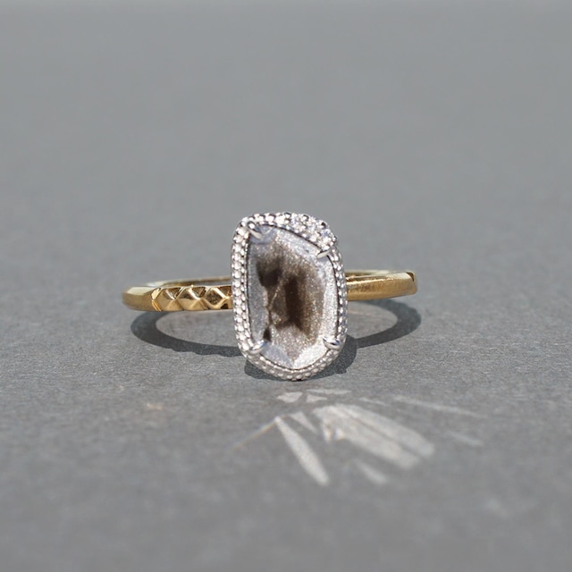 Gravity / Sliced Diamond Ring（DR008-YWD）