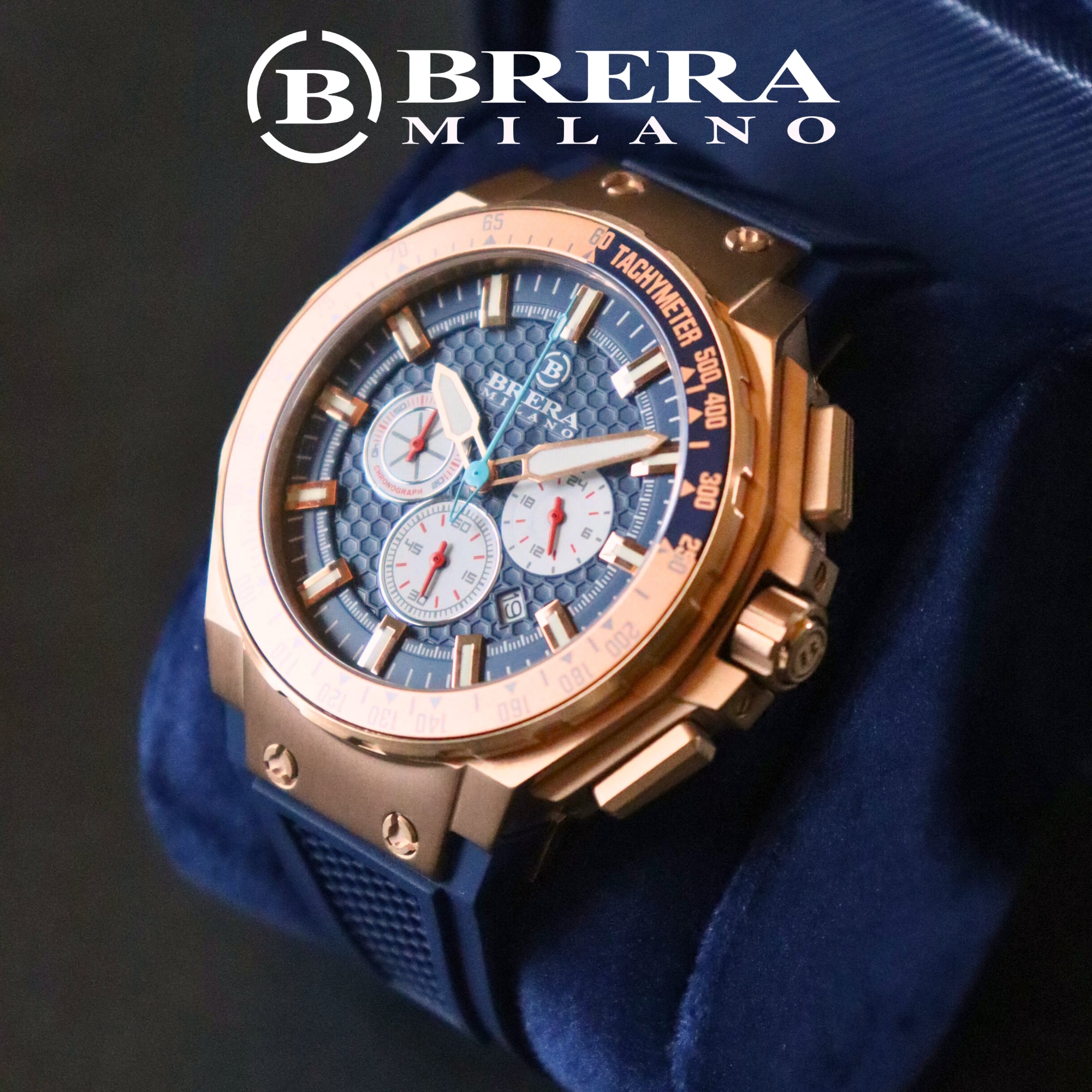 BRERA MILANO GRANTURISMO GT2 QUARTZ CHRONOGRAPH BMGTQC4506