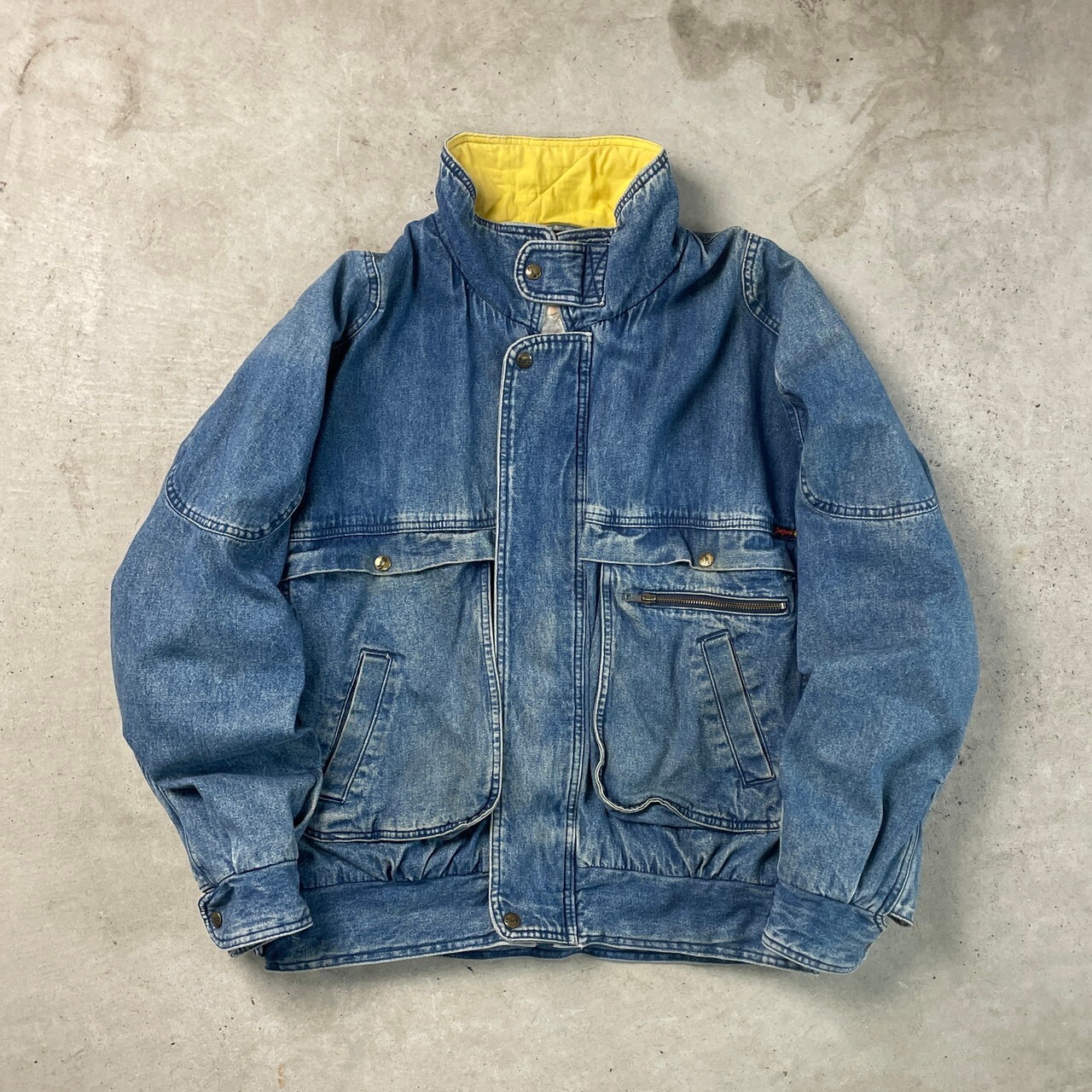 jinglers SPORTSWEAR デニムジャケット デニムブルゾン 変形 中綿入り 