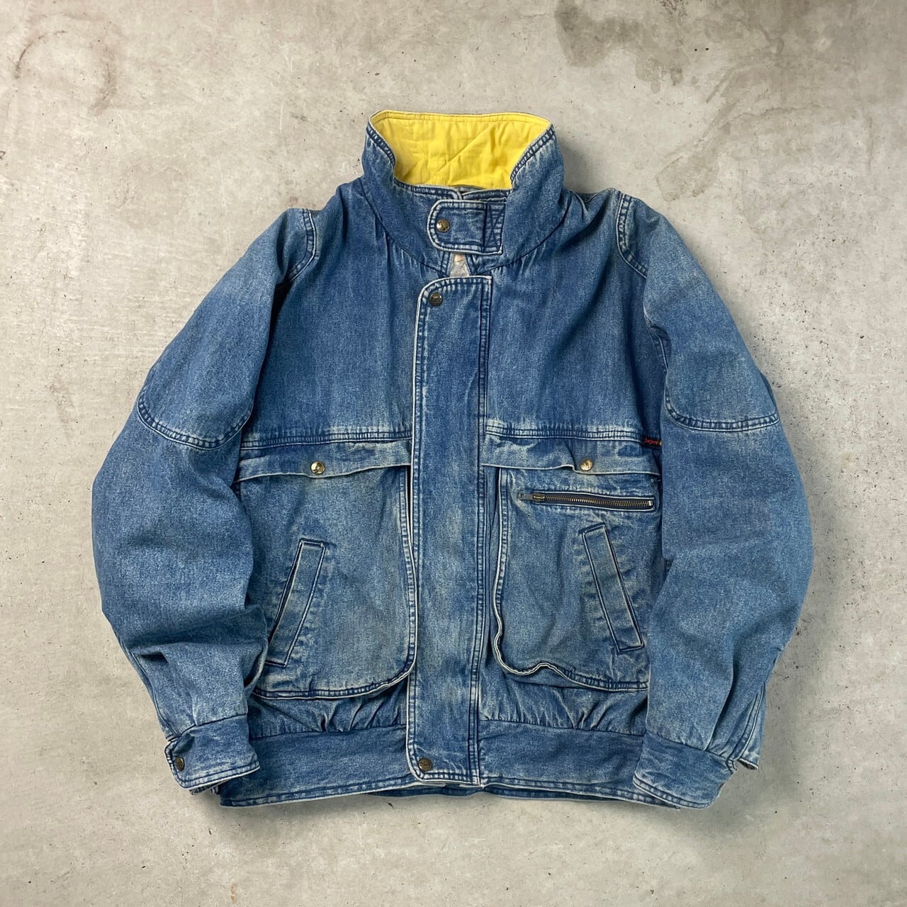 jinglers SPORTSWEAR デニムジャケット デニムブルゾン 変形 中綿入り 