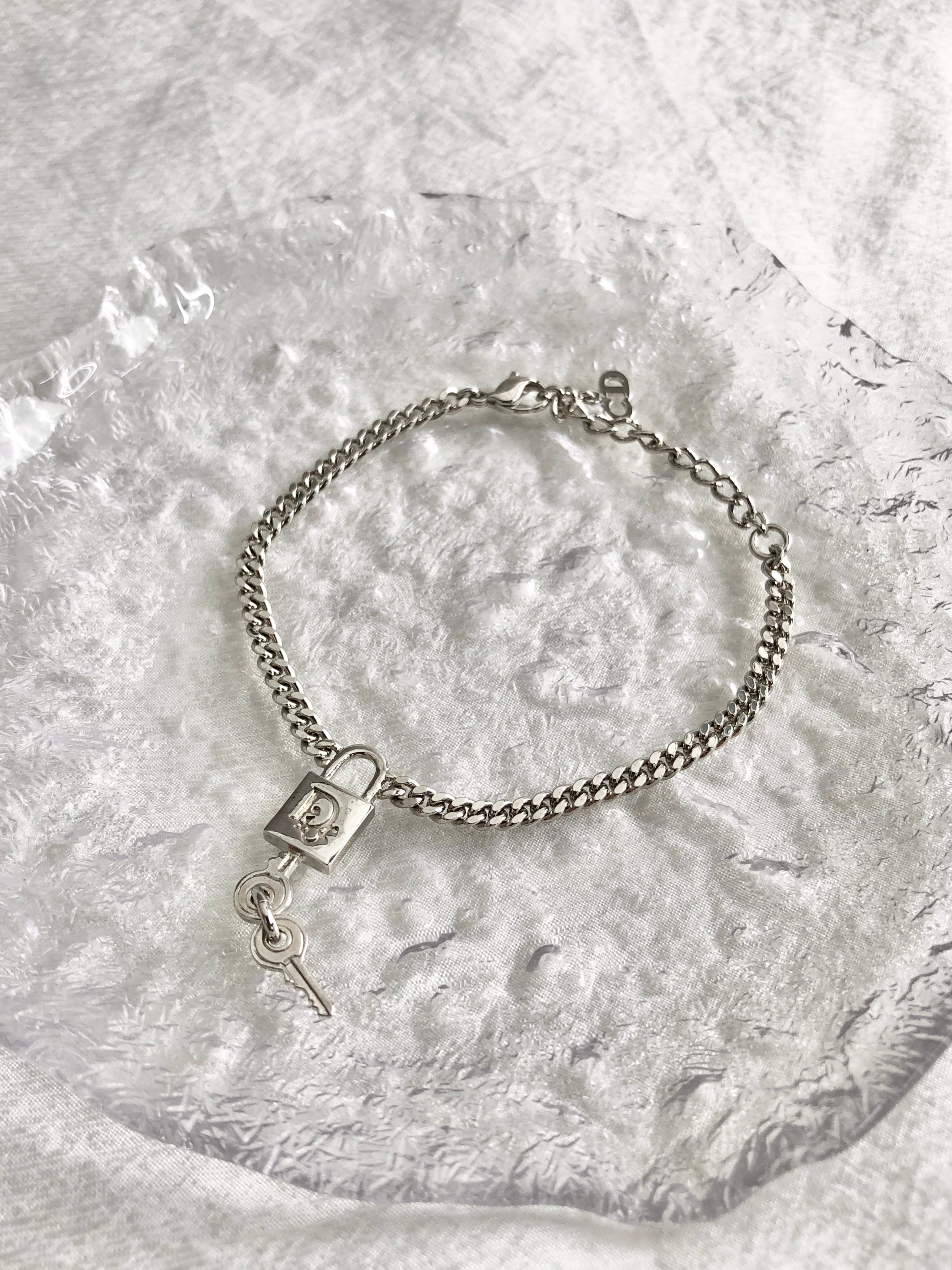 クリスチャンディオール ブレスレット CDロゴ シルバー ヴィンテージ Christian Dior クリスチャン ディオール ブレスレット シルバー DIOR