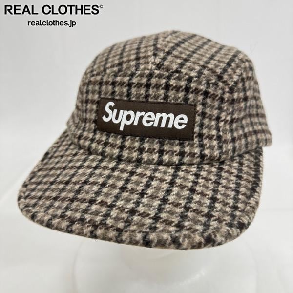 Supreme/シュプリーム【23AW】Houndstooth Wool Camp Cap/ハウンド