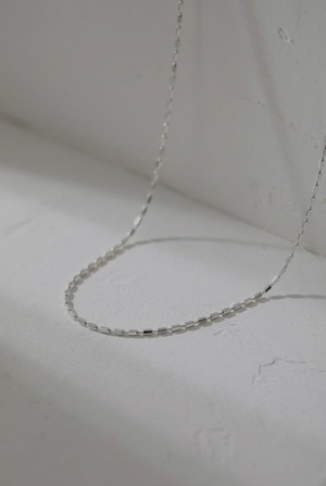 ミニビーズ シルバーネックレス Silver925